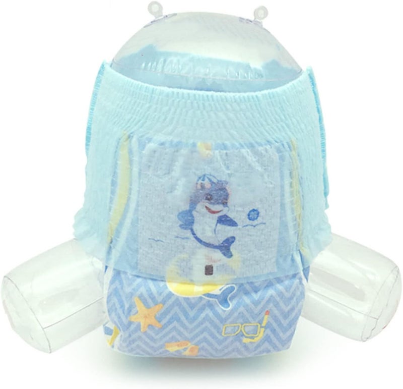 SASKATE Baby Swimming Diaper, 360 Degrees Elastic Waist Leakproof, Reusable Toddlers Swim Diaper (XXL) - Image 3